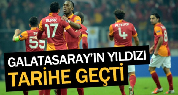 Galatasarayl yldz tarihe geti!